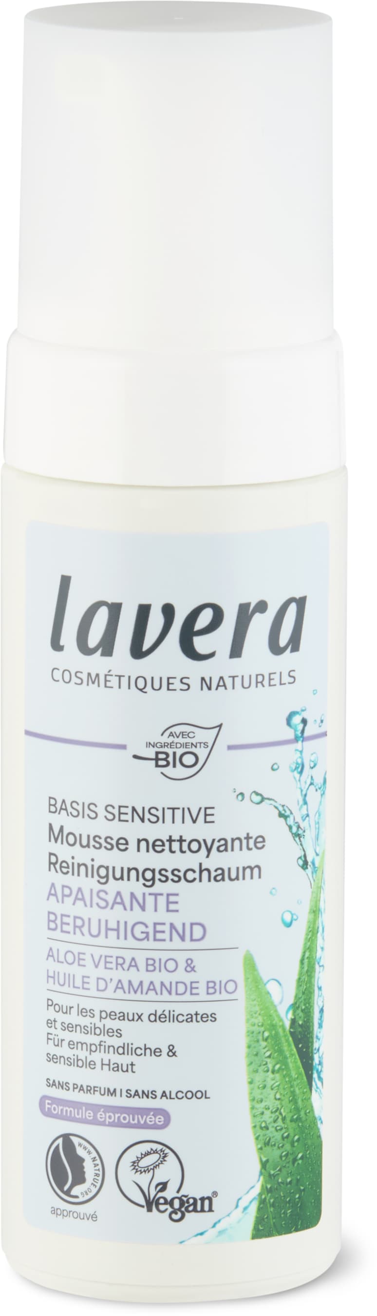 Schiuma detergente Basis Sensitive pelle delicata e sensibile, vegano